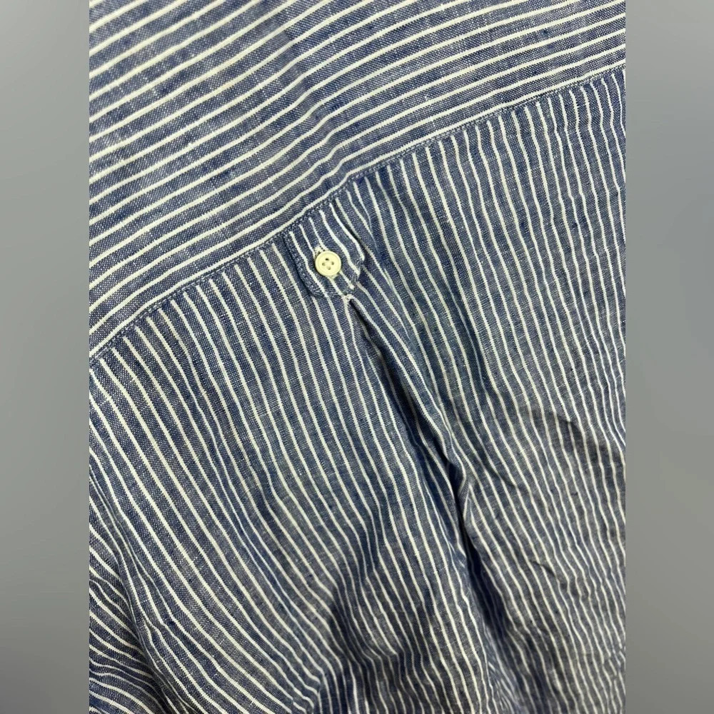 J. Crew • Embroidered V-neck Tunic in Stripe - Picture 10 of 10